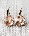 RACHEL MARIE DESIGNS SANDI LEVERBACK EARRING COPPER ROSALINE