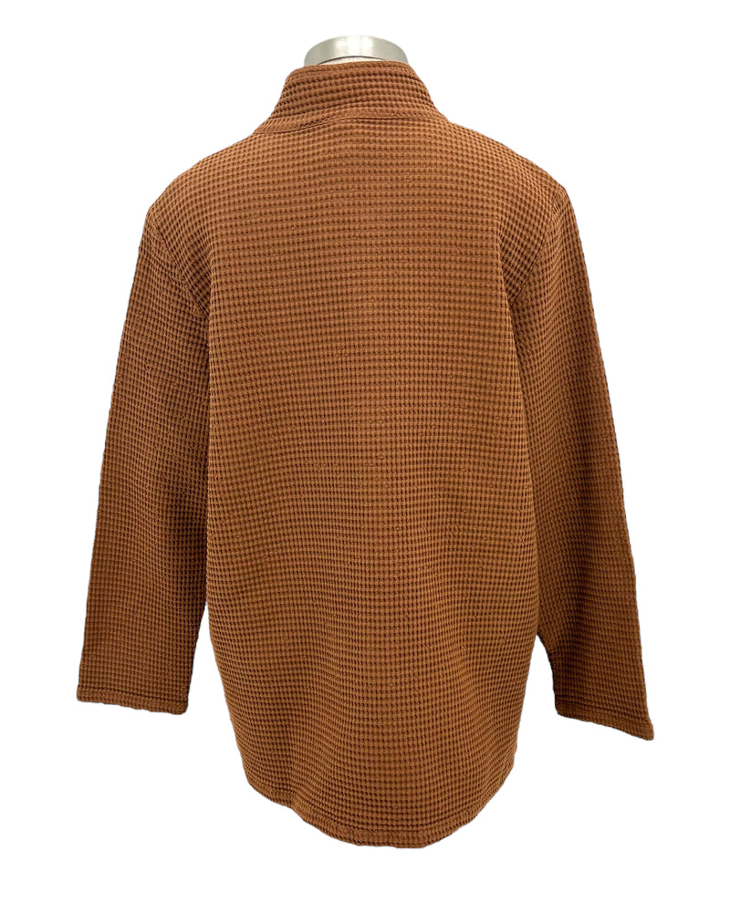 FOCUS SW226 RIBBED JACKET TOFFEE