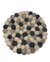 THIRSTYSTONE ROUND FELT TRIVET GREY