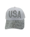 BH1047-C USA BASEBALL CAP WHITE