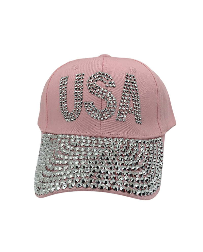 BH1047-C USA BASEBALL CAP PINK