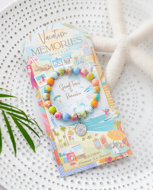 JILZARAH VACATION MEMORY BRACELET 495-281 COASTAL VACATION