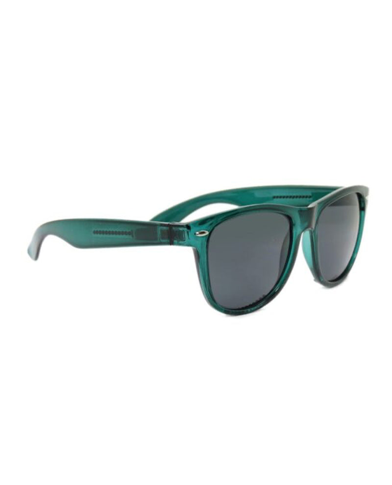 STAYSON MODERN WAYFARER 100% UVA HEADBAND SUNGLASSES HUNTER-GREEN