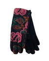 GOV-0132 SOUTACHE GLOVES wine