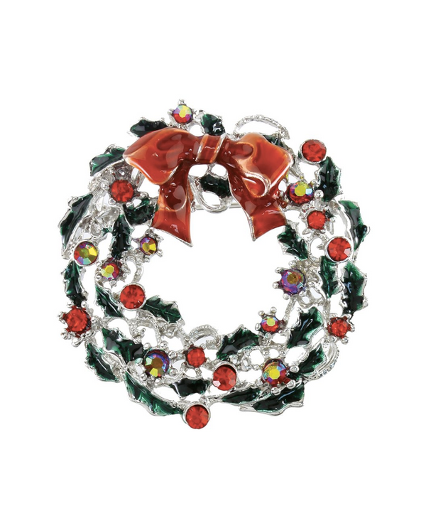 CHRISTMAS WREATH PIN 8240023