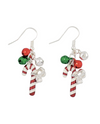 CANDY CANES W JINGLES EARRING 8105517