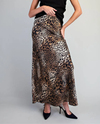 EESOME SKS16715 LEOPARD MAXI SKIRT 