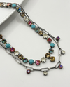 RMD NOVA NECKLACE LINEN/ROSE LEMON/TURQUOISE/LT COLORADO TOPAZ/AQUA LEMON 
