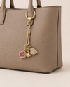 STATUS KEY CHAIN PINK CZ