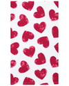 C&F WATERCOLOR HEART TOWEL