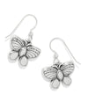BRIGHTON JA0321 LA TULIPE BUTTERFLY PNK FR WIRE EARRING