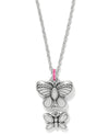BRIGHTON JM0229 LA TULIPE BUTTERFLY PINK DUO NECKLACE
