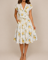 RABBIT RABBIT R1D764H55R26 COLLAR SHIRT DRESS LIGHT BLUE