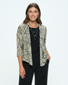 JOSTAR 4082MR MESH CARDIGAN SAGE
