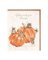 WRENDALE SEASONAL GIFT CARDS A MICE THANKSGIVING