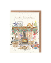 WRENDALE SEASONAL GIFT CARDS BY THE FIRESIDE