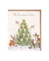 WRENDALE SEASONAL GIFT CARDS OH CHRISTMAS TREE