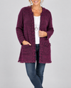 MULTIPLES M46107JW 3/4 SLV BANDED OPEN FRONT JACKET