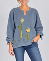 KUNKY'S KIM BLUE JEAN TAMMY PULLOVER BLUE MULTI