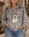 KUNKY'S SNOWMAN MYRON TIE PULLOVER SMOKE