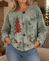 KUNKY'S GLORIA BELL CHRISTMAS TREE PULLOVER FERN