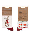 WRENDALE SEASONAL BAMBOO SOCK WINTER HARE