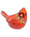 TRANSPAC TC01258 CARDINAL COOKIE JAR