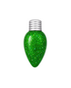 CHRISTMAS LIGHT BULB GOOLALA SQUISHIES XSQLB24 GREEN