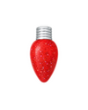 CHRISTMAS LIGHT BULB GOOLALA SQUISHIES XSQLB24 RED