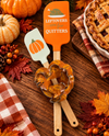 3 PC SILICONE SPATULA & COOKIE CUTTER SET THANKFUL
