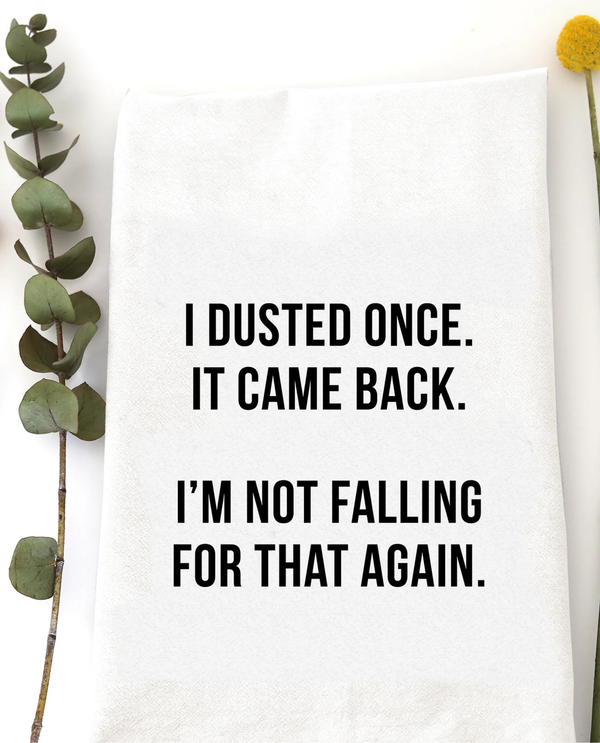 WILDWOOD LANDING 8055 DUSTED ONCE TEA TOWEL