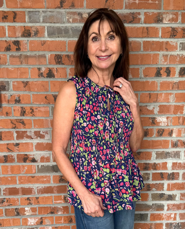 PINK/NAVY MULTI