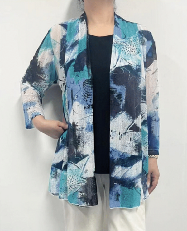 CREATION ART13 SHORT MESH DUSTER ISABELLA