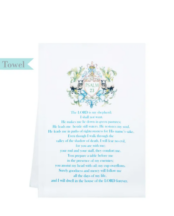 STANDING ON THE WORD PSALM 23 THE LORD TOWEL