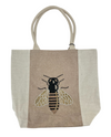 K&K 85277A BEADED BUMBLE BEE TOTE BAG