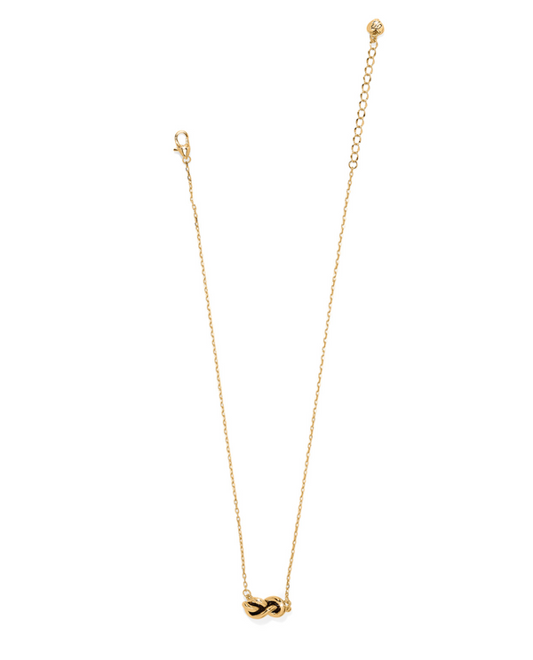 BRIGHTON JM7727 INTERLOCK SINGLE KNOT GOLD NECKLACE