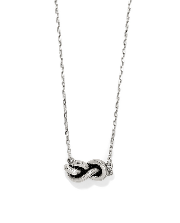 BRIGHTON JM7726 INTERLOCK SINGLE KNOT PETITE NECKLACE