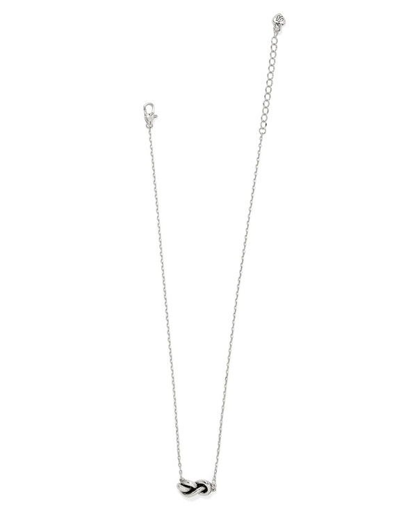 BRIGHTON JM7726 INTERLOCK SINGLE KNOT PETITE NECKLACE