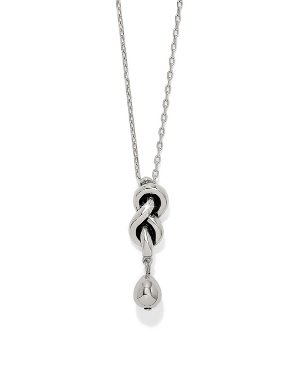 BRIGHTON JM7724 INTERLOK SINGLE KNOT DROP NECKLACE