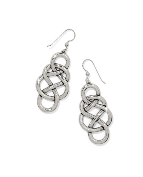 BRIGHTON JA0144 INTERLOK BRAID DROP EARRINGS