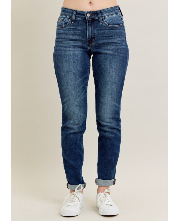 JUDY BLUE REGULAR CORE CUFFED SLIM FIT Jeans