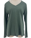 DASH DK1546 DOUBLE V NECK TEE SEASPRAY