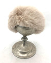 Y956 FAUX FUR HEADBAND lt. beige