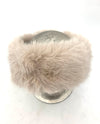 Y956 FAUX FUR HEADBAND lt. beige