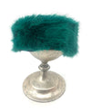 Y956 FAUX FUR HEADBAND Rich green