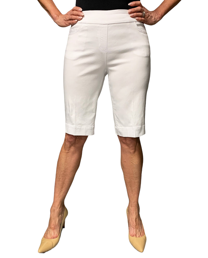 SlimSation M2632 Bermuda Shorts White