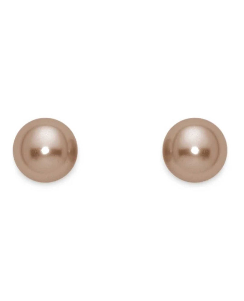 David Tutera 12478 10mm Bronze Sydney Pearl Stud Earrings