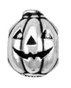 Brighton J98820 Trick Or Treat Bead silver jack o lantern bead with Swarovski eyes