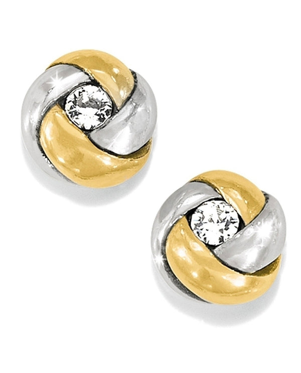 Brighton J21533 Love Me Knot Mini Post Earrings