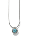 Zircon Brighton JL626C Twinkle Necklace with sparkling turquoise Swarovski crystal